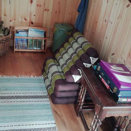 Sapphire Forest Garden Shepherd'S Hut Church Stretton Exteriör bild