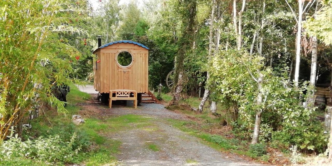 Sapphire Forest Garden Shepherd'S Hut Church Stretton Exteriör bild