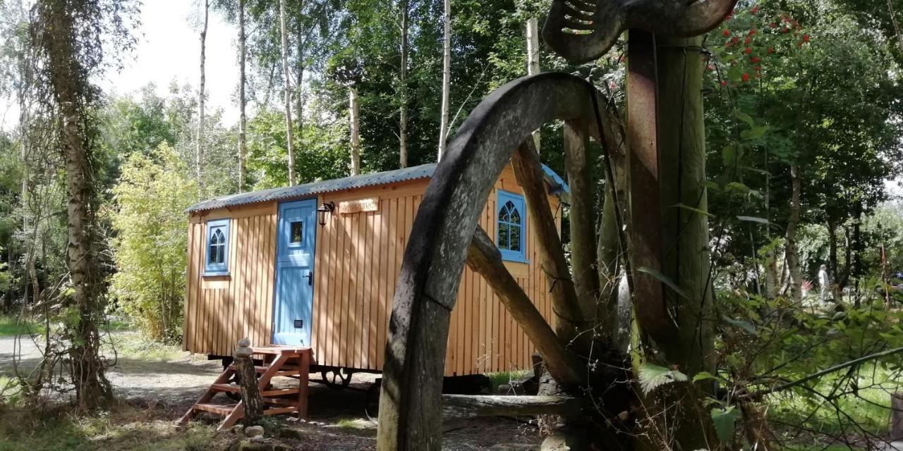 Sapphire Forest Garden Shepherd'S Hut Church Stretton Exteriör bild