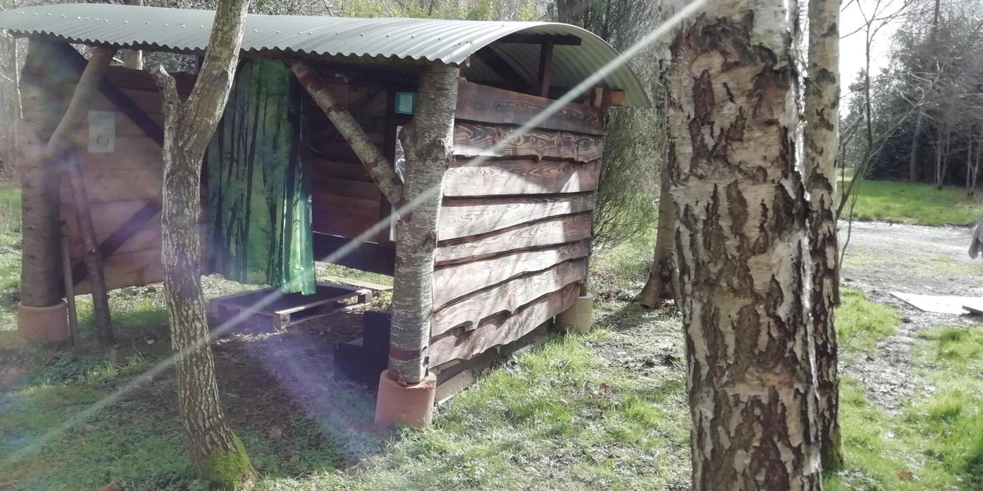 Sapphire Forest Garden Shepherd'S Hut Church Stretton Exteriör bild